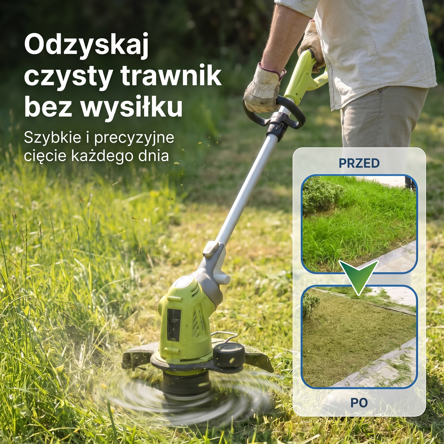 Głowica tnąca do podkaszarki 360°