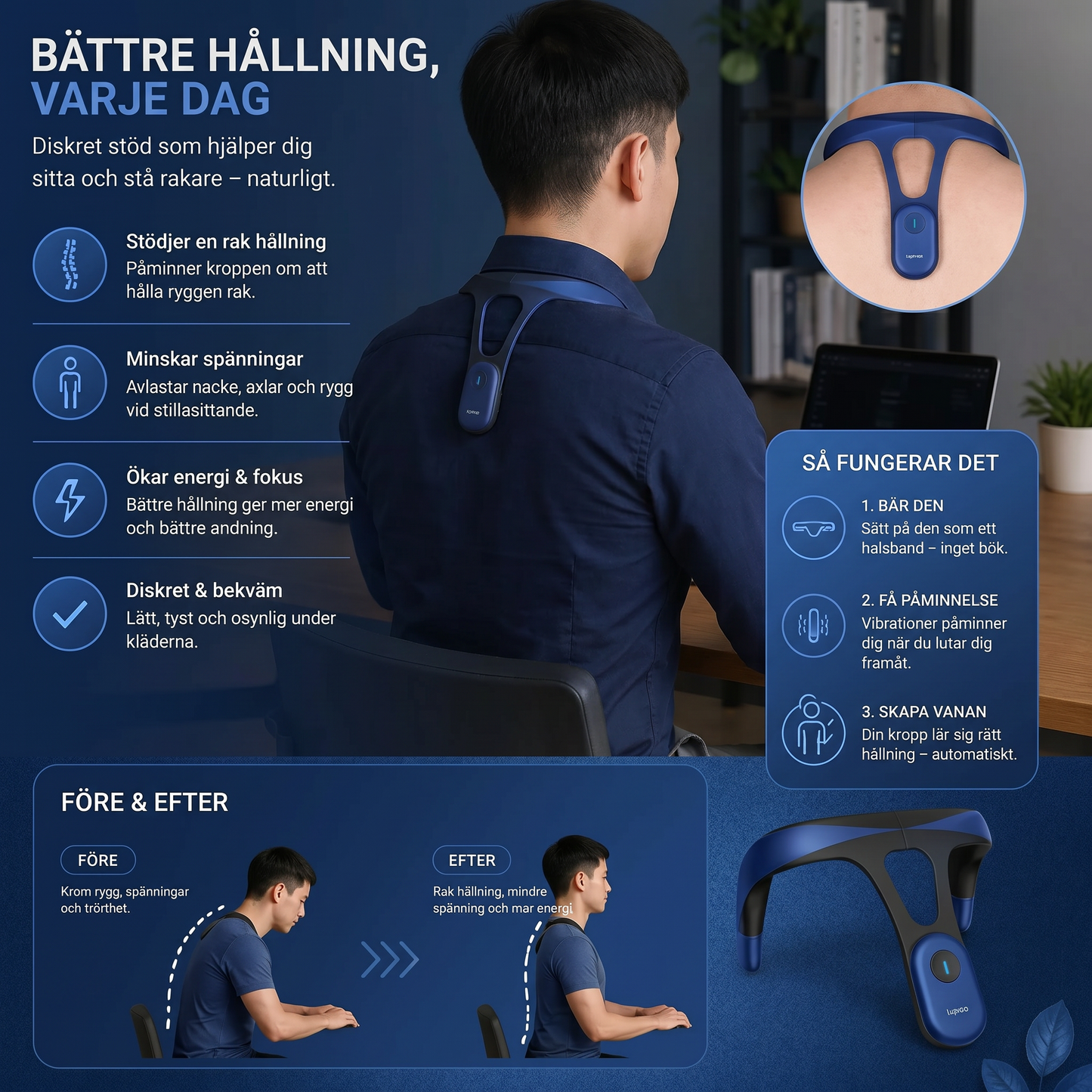 PosturePro™ – Inteligentny Trener Postawy